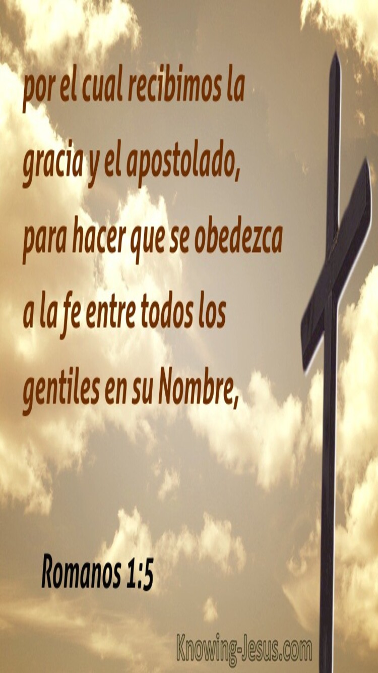 Romanos 1:5 (sabio)